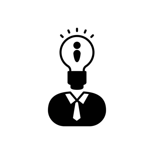 Business Idea Icon Vector Logotype — Stock Vector