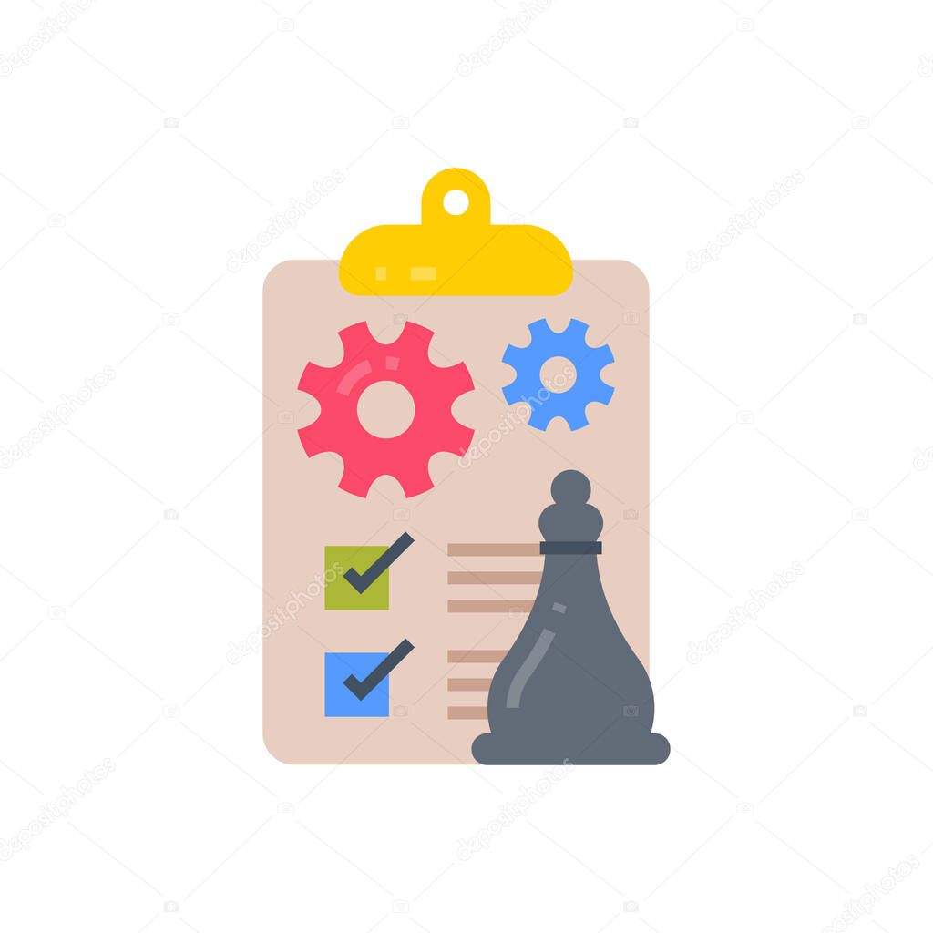 Management Strategy icon in vector. Logotype