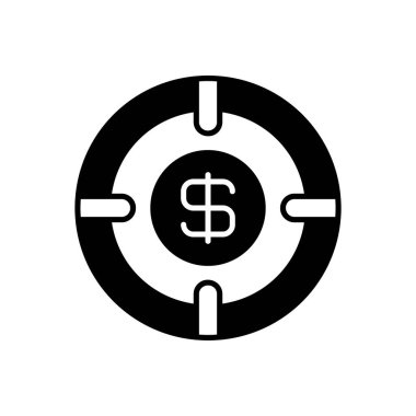 Vektör olarak İş Hedefi simgesi. Logotype