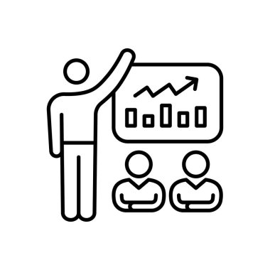 Vektör olarak Seminer simgesi. Logotype