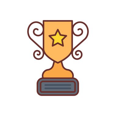 Ödül ikonu vektör olarak. Logotype