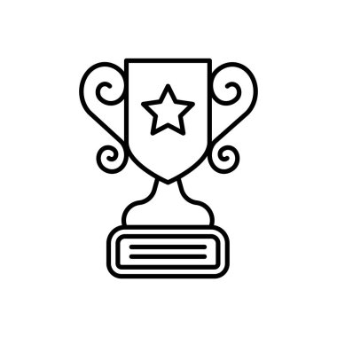 Ödül ikonu vektör olarak. Logotype