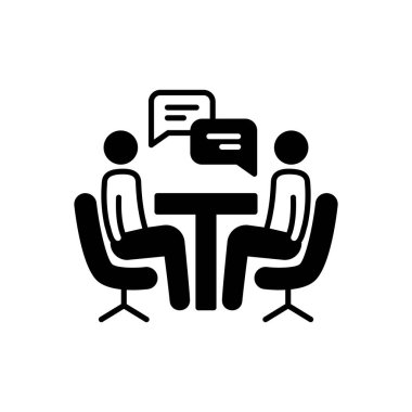 Vektör simgesi tartışılıyor. Logotype