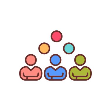 Vektör olarak izleyici simgesi. logotype