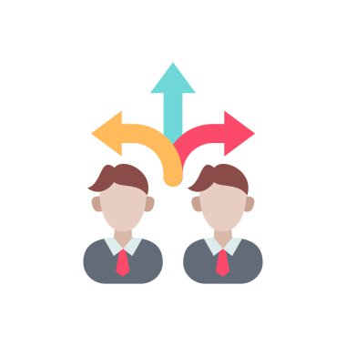 İş Yönetimi ikonu vektör olarak. Logotype