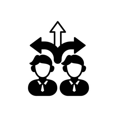 İş Yönetimi ikonu vektör olarak. Logotype