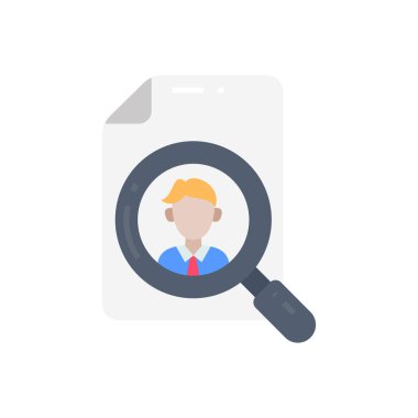 Vektör olarak Personel simgesi avlanıyor. Logotype