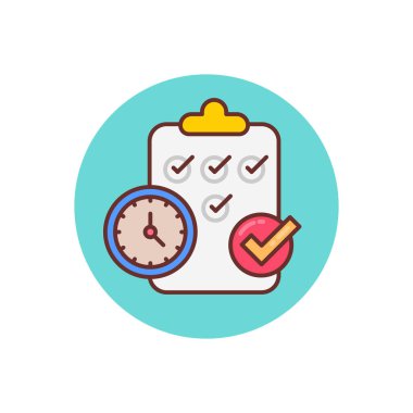 Vektör olarak atama simgesi. Logotype