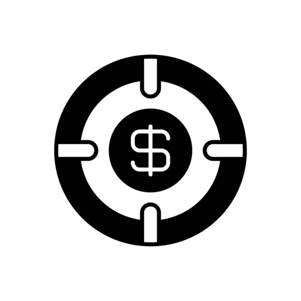 Business Goal Icon Vector Logotype — Image vectorielle
