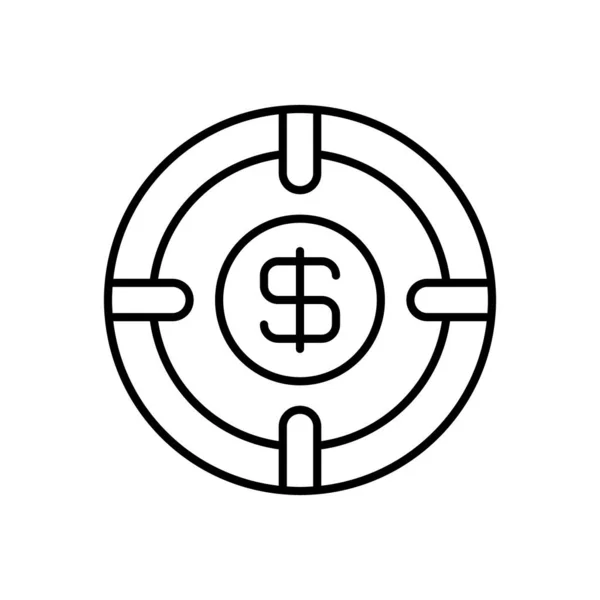 Business Goal Icon Vector Logotype — Διανυσματικό Αρχείο