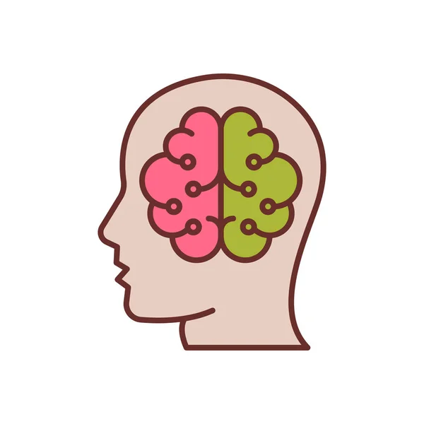 Intelligence Icon Vector Logotype — 图库矢量图片