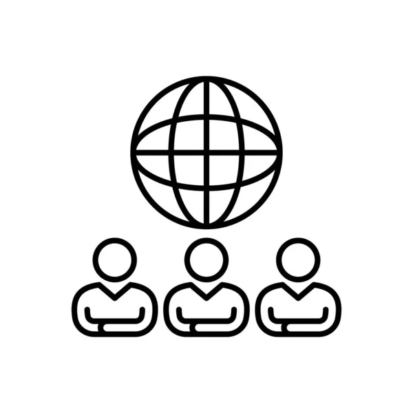 Business Conference Icon Vector Logotype — Vetor de Stock