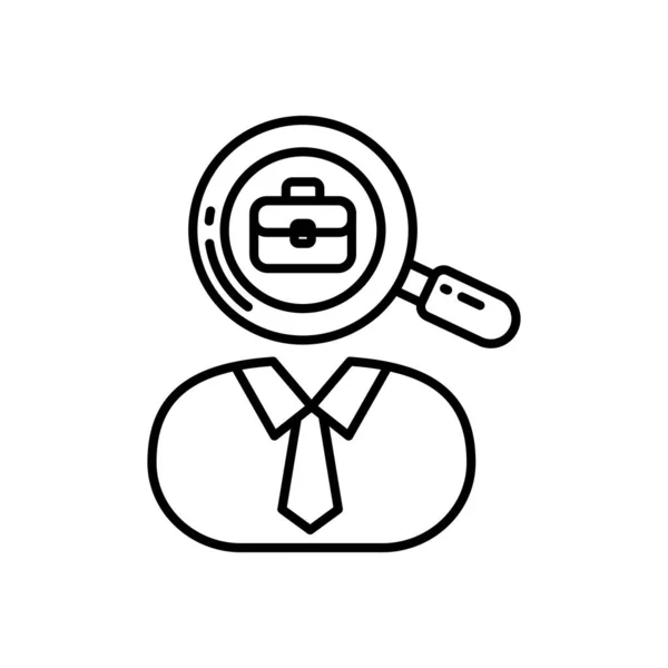 Find Candidate Icon Vector Logotype — Διανυσματικό Αρχείο