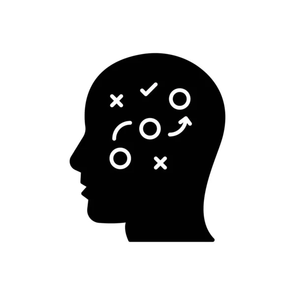Strategy Planning Icon Vector Logotype — Vetor de Stock