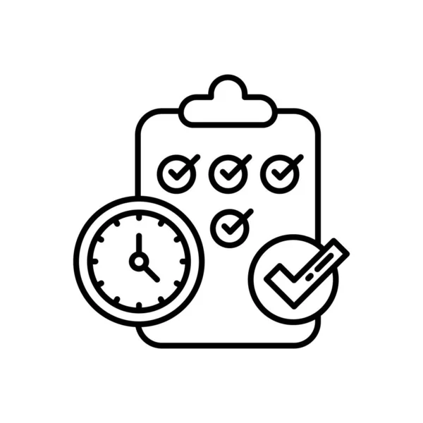 Appointment Icon Vector Logotype — Διανυσματικό Αρχείο