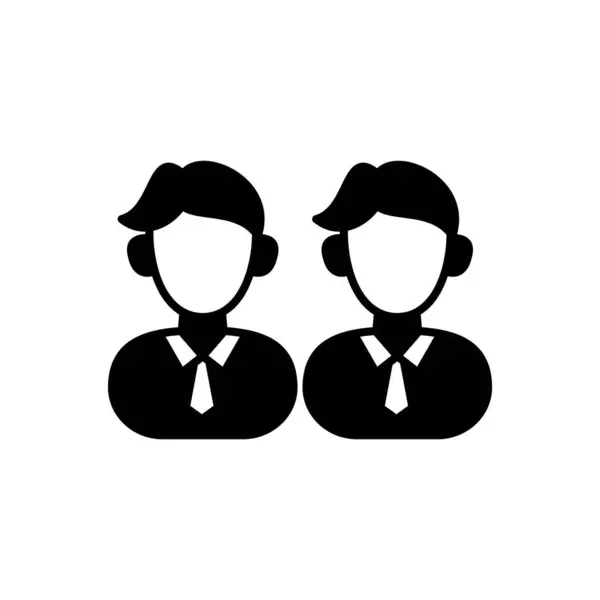 Business Person Icon Vector Logotype — Διανυσματικό Αρχείο