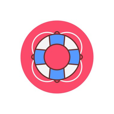 Vektör olarak yardım simgesi. Logotype