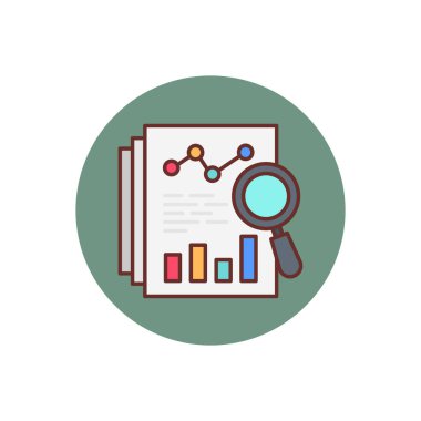 Find Data icon in vector. Logotype