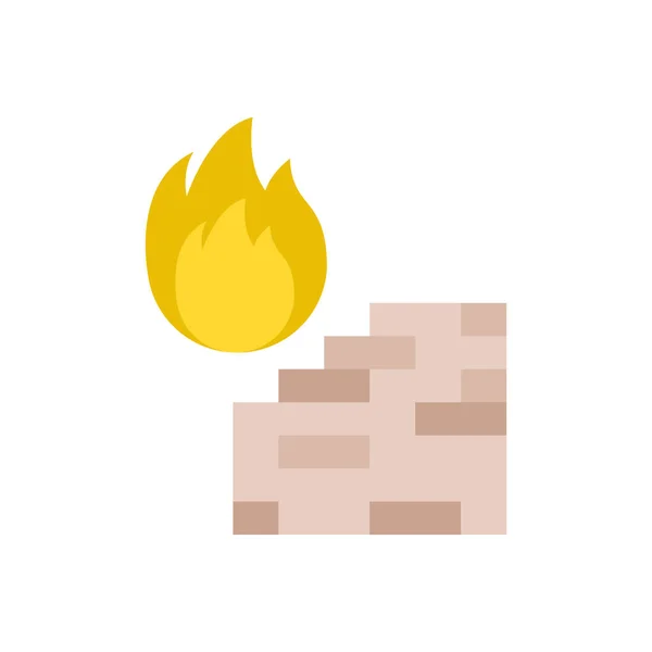 Firewall Icoon Vector Logotype — Stockvector