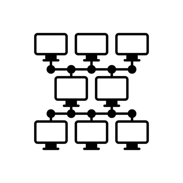 Device Connectivity Icon Vector Logotype — Image vectorielle