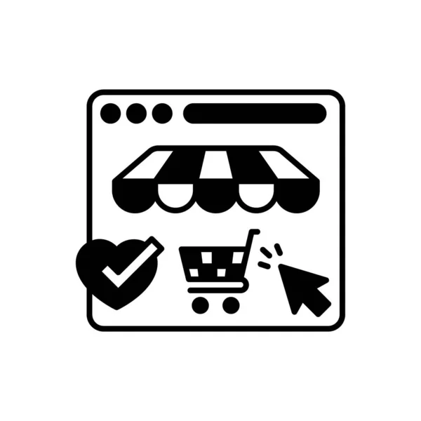 Shop Icon Vector Logotype — Stockový vektor