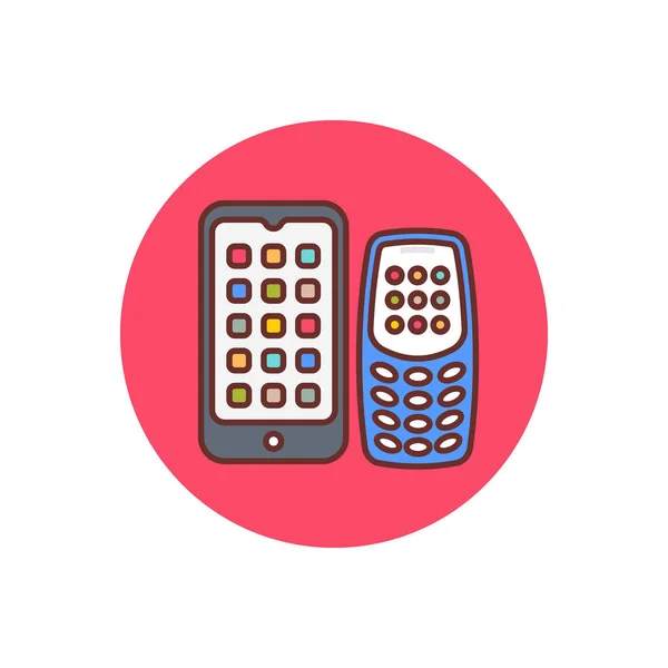 Mobile Devices Icon Vector Logotype — Stok Vektör