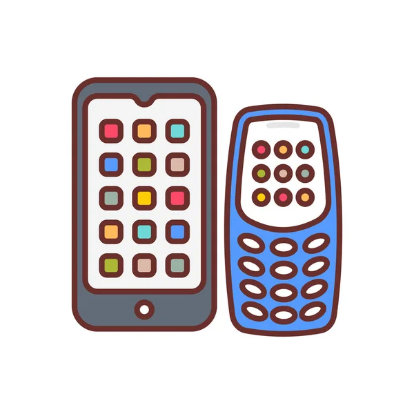 Mobile Devices Icon Vector Logotype — Archivo Imágenes Vectoriales
