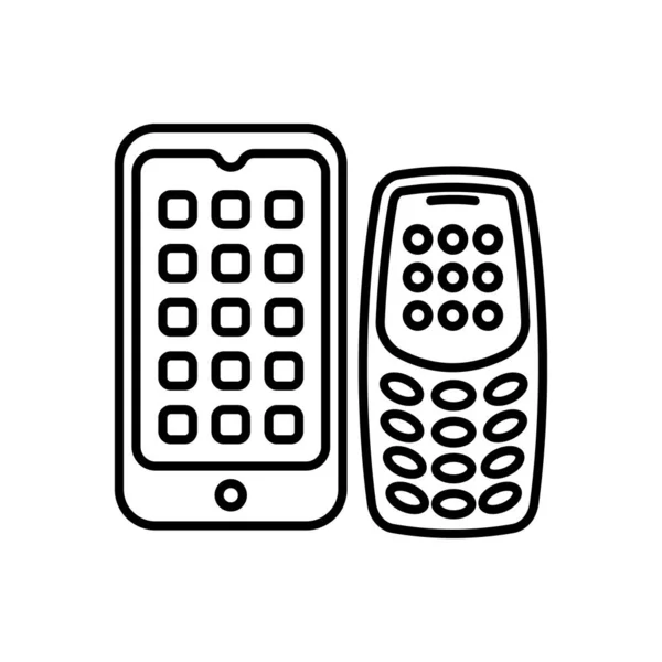 Mobile Devices Icon Vector Logotype — Vector de stock