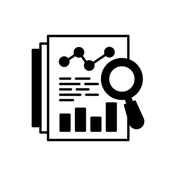 Find Data Icon Vector Logotype — Stok Vektör