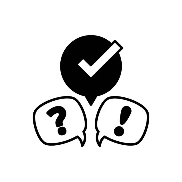 Diskussionssymbol Vektor Logotyp — Stockvektor