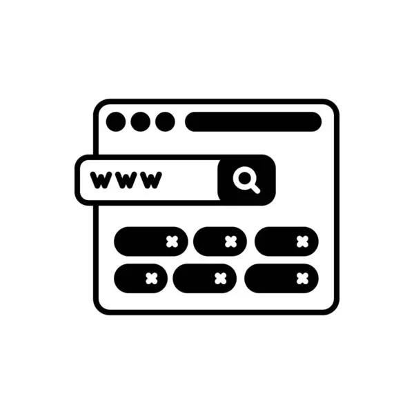 Keyword Icon Vector Logotype — Stockvektor