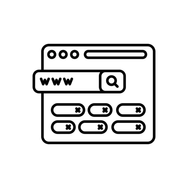 Keyword Icon Vector Logotype —  Vetores de Stock