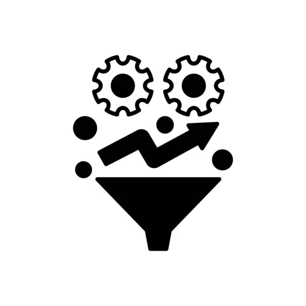 Conversion Rate Icon Vector Logotype — Vetor de Stock
