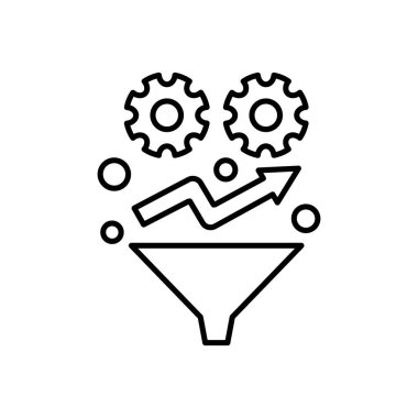 Conversion Rate icon in vector. Logotype