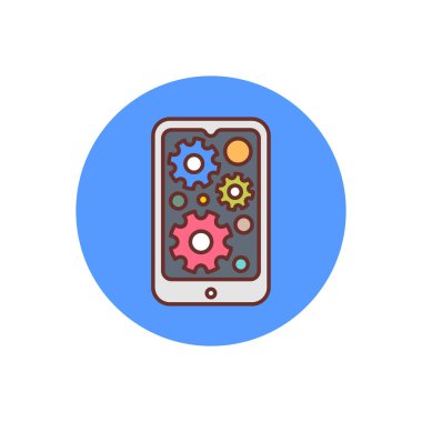 Mobile Option icon in vector. Logotype