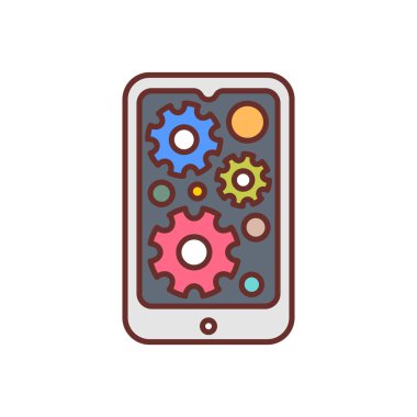 Mobile Option icon in vector. Logotype