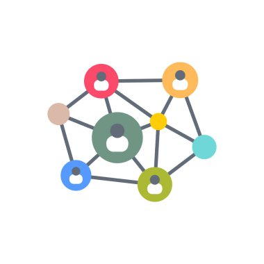 Vektör olarak İş Bağlantısı simgesi. Logotype