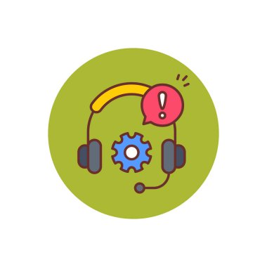 Vektör olarak servis simgesi. Logotype