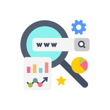 SEO Performance icon in vector. Logotype clipart