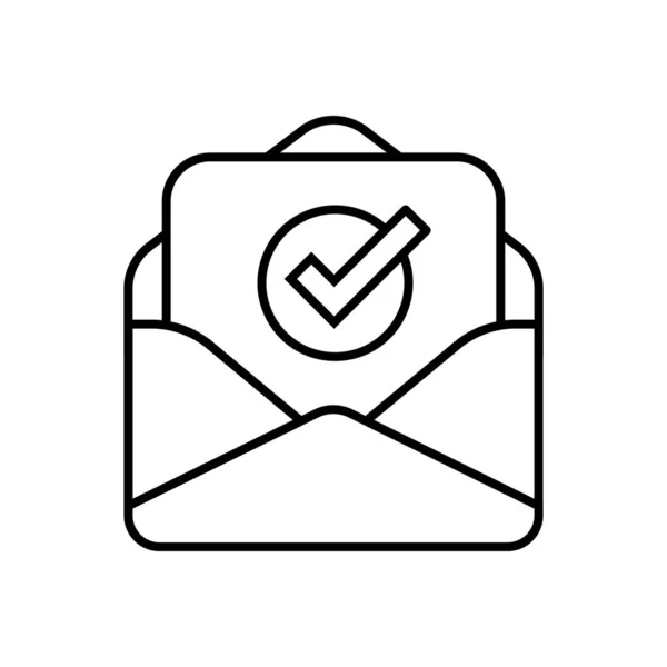 Иконка Подписки Электронной Почте Векторе Логотип — стоковый вектор