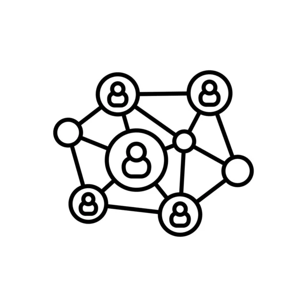 Ikona Połączenia Biznesowego Wektorem Identyfikator — Wektor stockowy