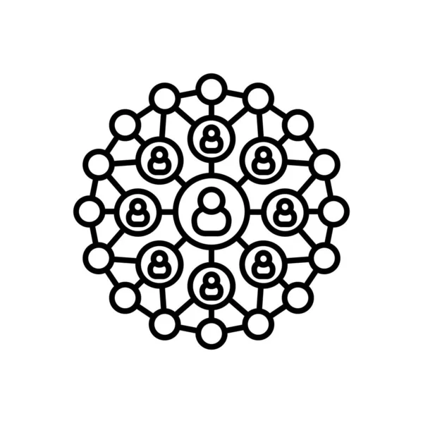 Партнерська Піктограма Маркетингу Векторі Логотип — стоковий вектор