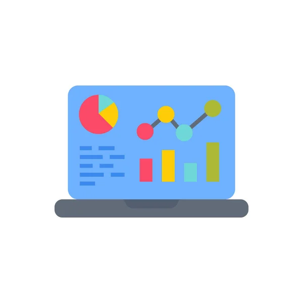 Monitoring Reporting Icon Vector Logotype — Stock vektor