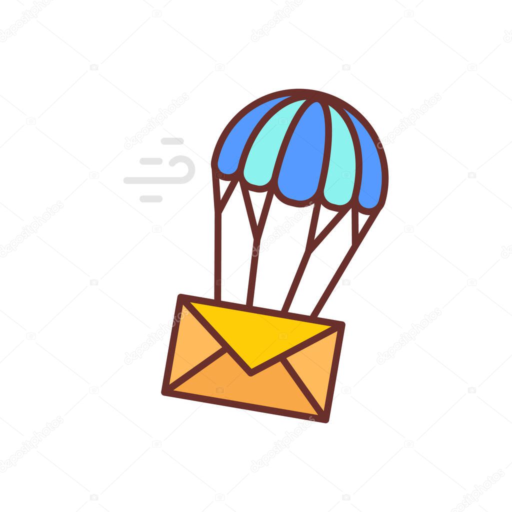 Email Sent icon in vector. Logotype