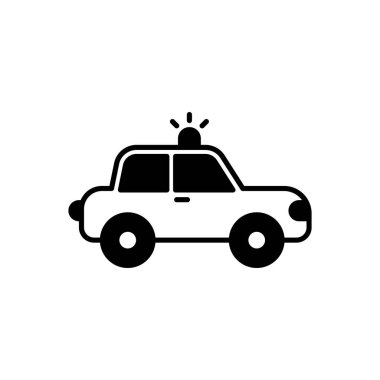 Police Cruiser icon in vector. Logotype