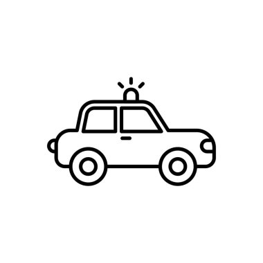 Police Cruiser icon in vector. Logotype