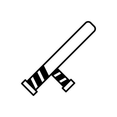 Police Baton icon in vector. Logotype