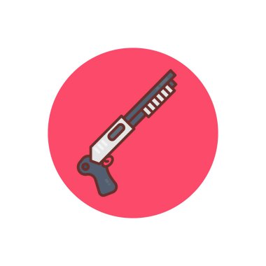 Shotgun icon in vector. Logotype