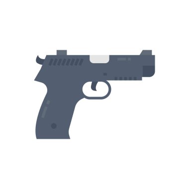 Service Gun icon in vector. Logotype