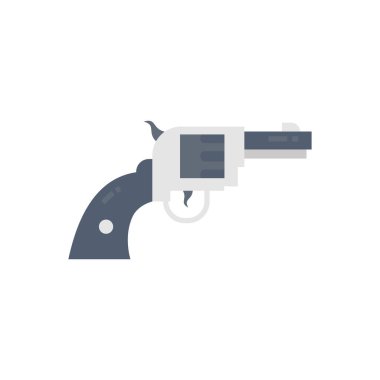 Revolver icon in vector. Logotype